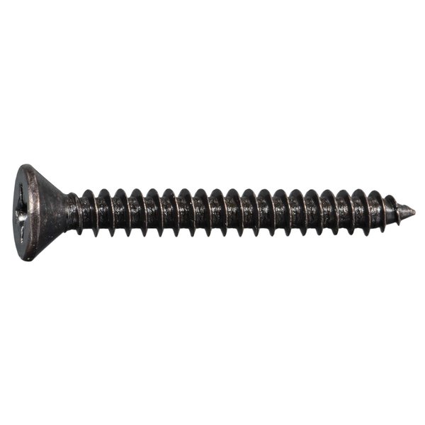 Midwest Fastener Wood Screw, #9, 1-1/2 in, Bronze Steel Flat Head Phillips Drive, 20 PK 930993